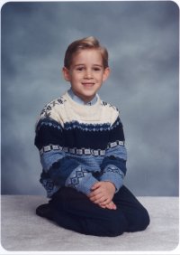 This little guy tends to take after Daddy more than the others.  Still, he has his own style.