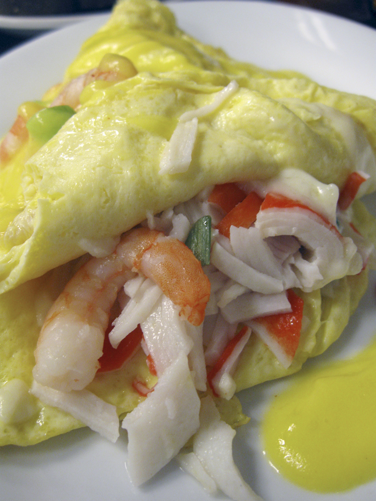 seafood omelet